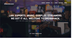 Desktop Screenshot of dreamhack.com